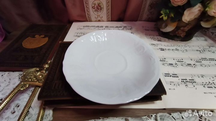 Чашка с блюдцем бульонная Бавария Seltmann Weiden