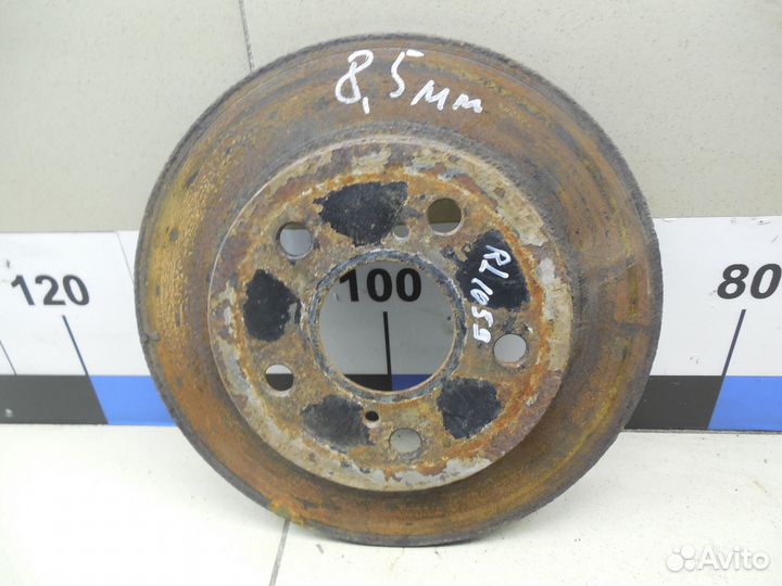 Диск тормозной задний Corolla E15 2006-2013