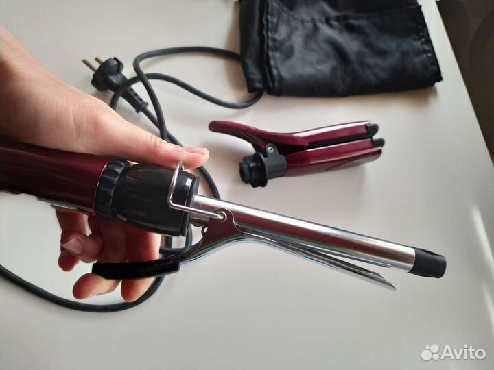 Плойка щипцы rowenta 3 насадки