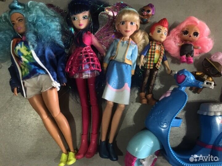 Куклы barbie winx disney enchantimals lol