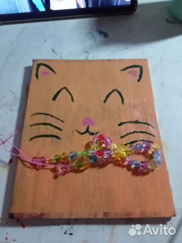 Тетрадь в клетку 42 листа + в подарок украшение