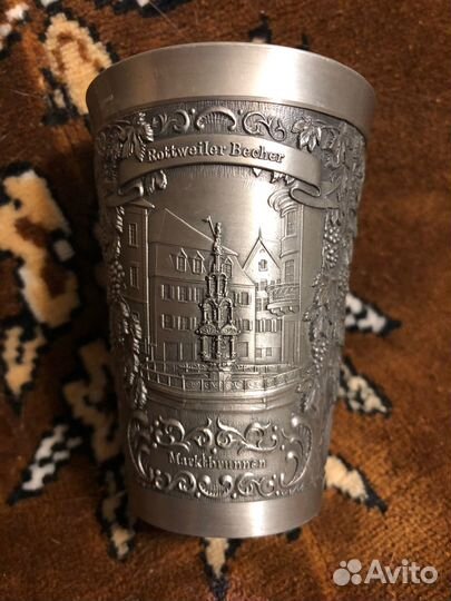 Стакан № 27. Старинный оловянный стакан