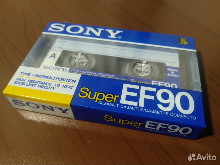 Аудиокассета sony SuperEF90