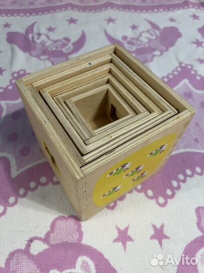 Кубик- пирамидка обучающий Польша