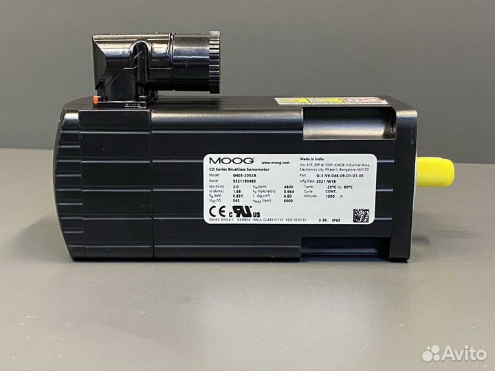 Moog G403-2052A Серводвигатель, новый, 1 шт