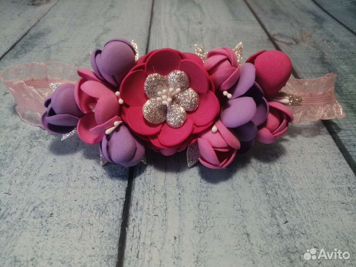 Повязка на голову для девочки