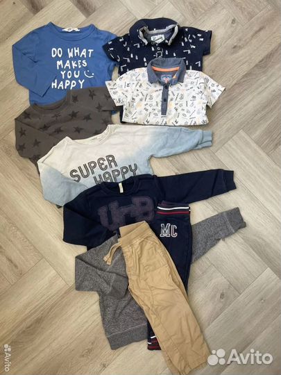 Пакет фирменных вещей для мальчика р92 98
