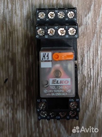 Реле elko 782L/24V AC с цоколем