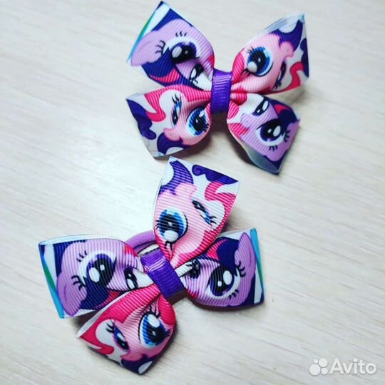 Бантики для волос ручной работы