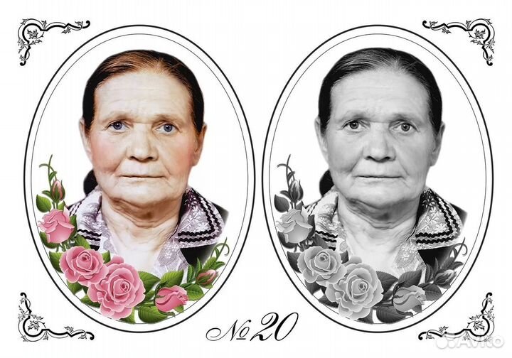 Изготовление фото на памятник и крест