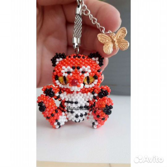 Тигренок из бисера