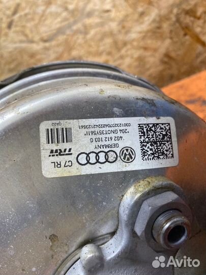 Вакуумный усилитель тормозов передний Audi A6 C7