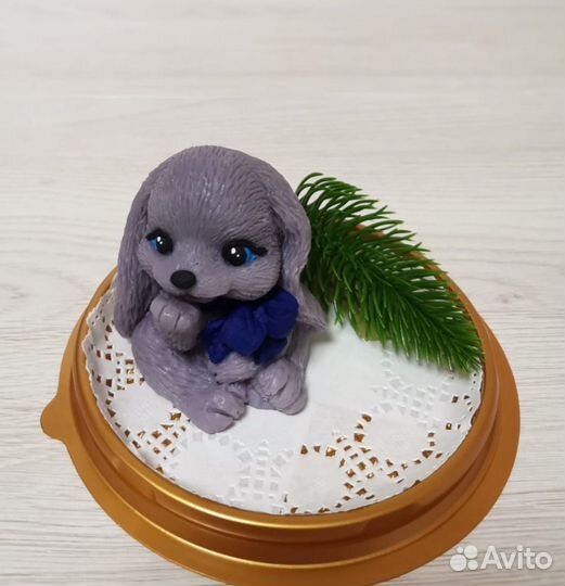 Мыло ручной работы Зайка в куполе