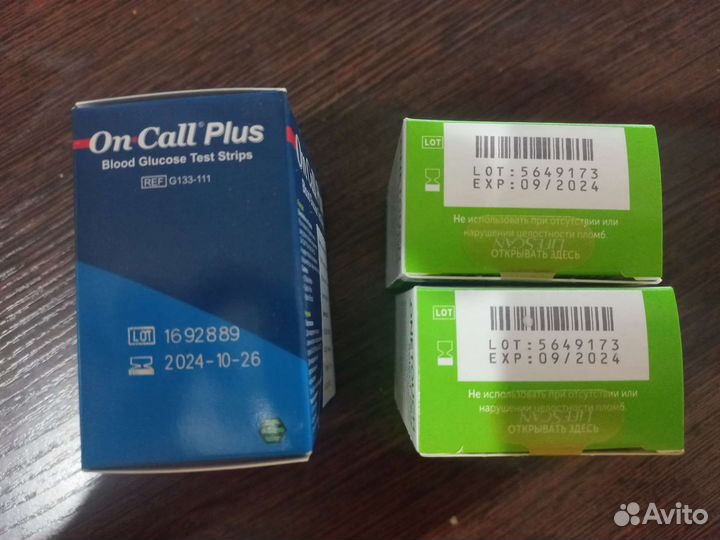 Тест полоски one touch select plus