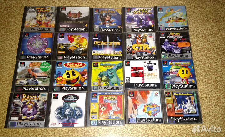 Лицензионные игры для Playstation 1