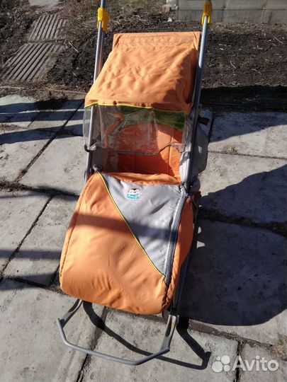 Коляска санки