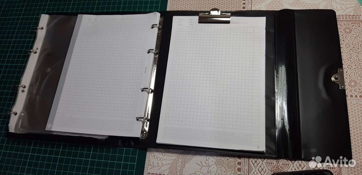 Тетрадь папка на кольцах со сменным блоком