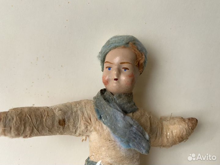 Елочные ватные игрушки СССР