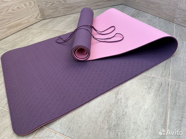 Коврик для йоги и фитнеса