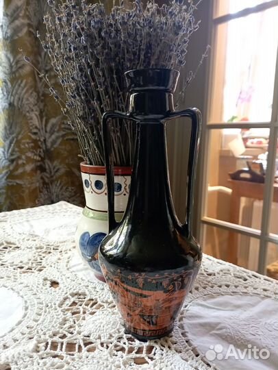 Кувшин, графин хрусталь, подсвечники