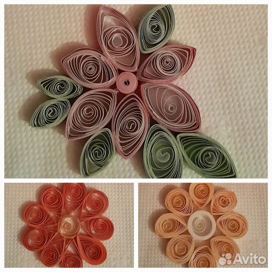 Детали и цветы для квиллинга