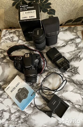 Комплект Фотоаппарат canon 600d