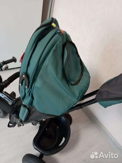 Велосипед коляска с ручкой