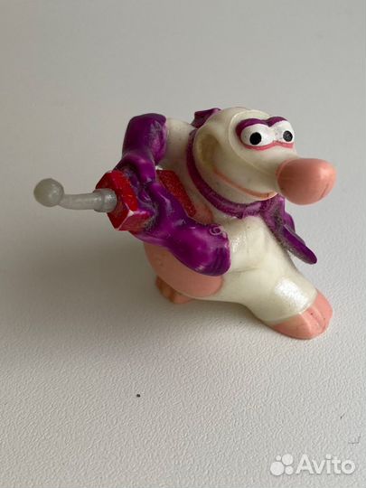 Игрушки из киндера 90х бегемот крот