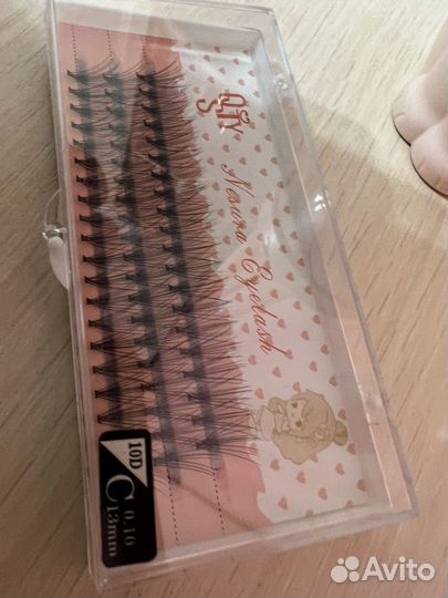 Накладные ресницы пучки