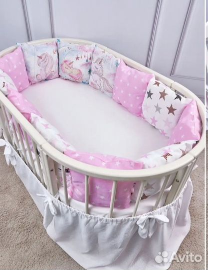 Комплект бортиков в кроватку