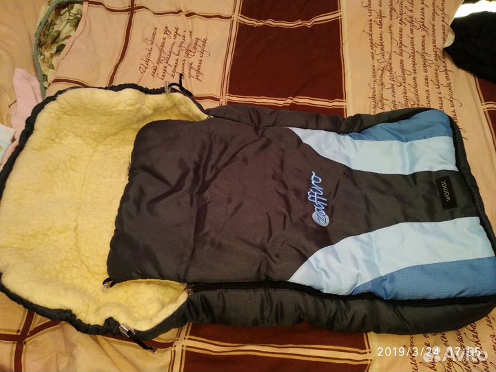 Зимний конверт Womar Crocus меховой овчина