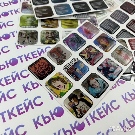 3D стикеры опт от производителя
