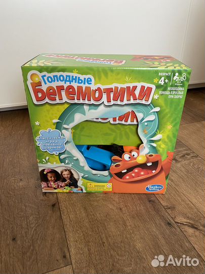Игра «голодные бегемотики» хазбро