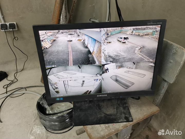 Видеонаблюдение установка
