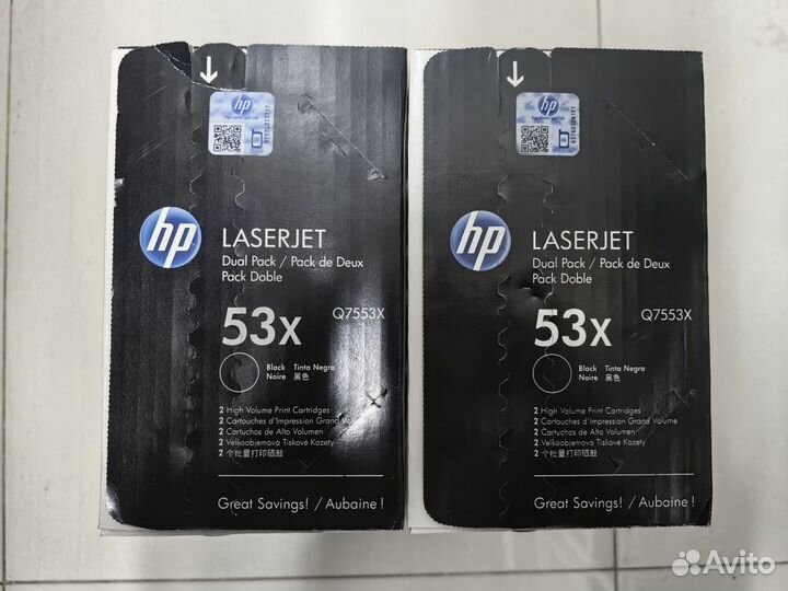 Картридж HP Laser Jet 53x Q7553X (DualPack)