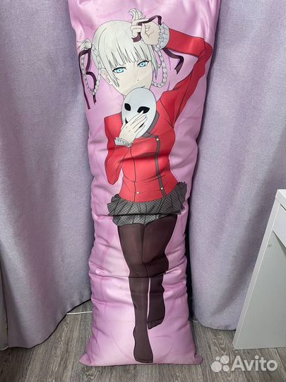 Подушка обнимашка Дакимакура аниме«Безумный азарт»