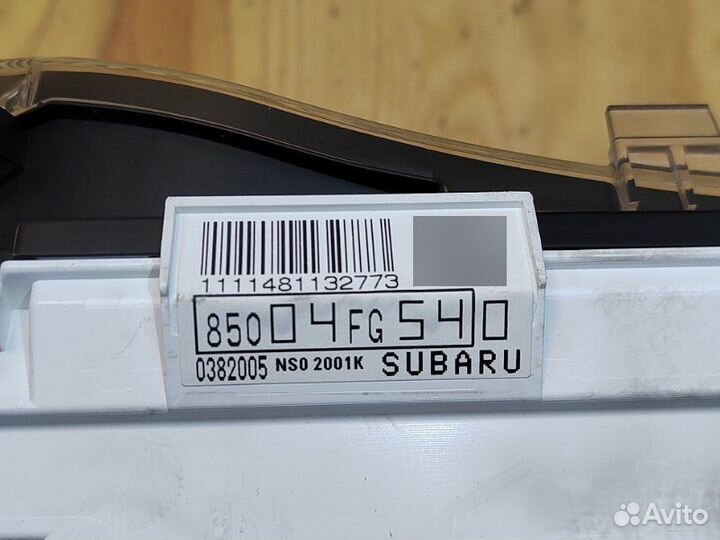 Комбинация приборов Subaru Impreza GH2 EL154 2009