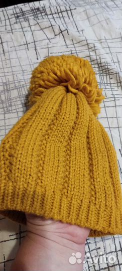 Шапка вязаная с помпоном Pepe jeans