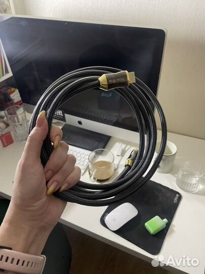 Кабель hdmi 2.1 3 метра Telecom 8K медь в оплетке