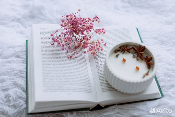 Ароматическая свеча ручной работы