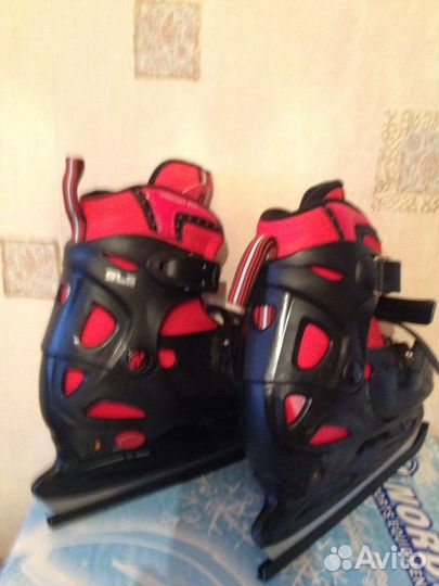 Коньки раздвижные размер с30 до33