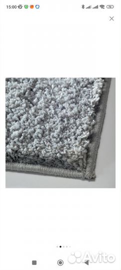 Ковер икеа вонге, светло-серый, 1.95 х 1.33 м