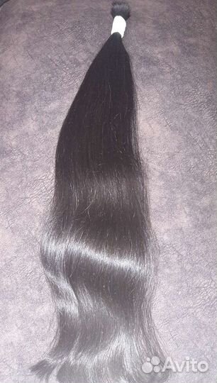 Хвост из натуральных волос