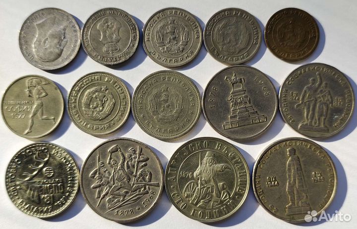 Коллекция монет Болгарии с 1906 года