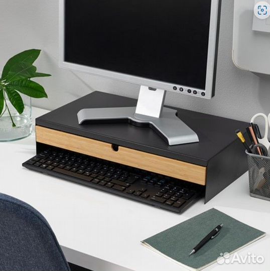 Elloven подставка IKEA для монитора, с ящиком