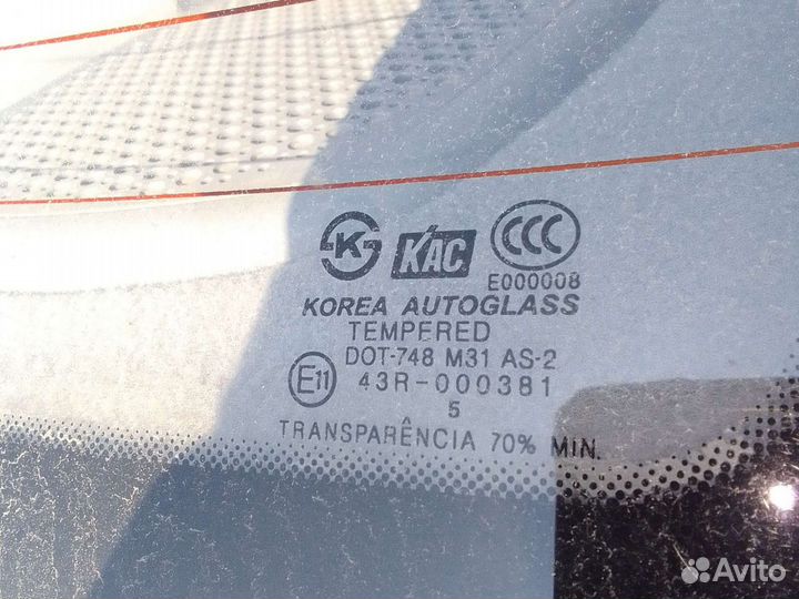 Стёкла дверные Хендай Акцент 2006г