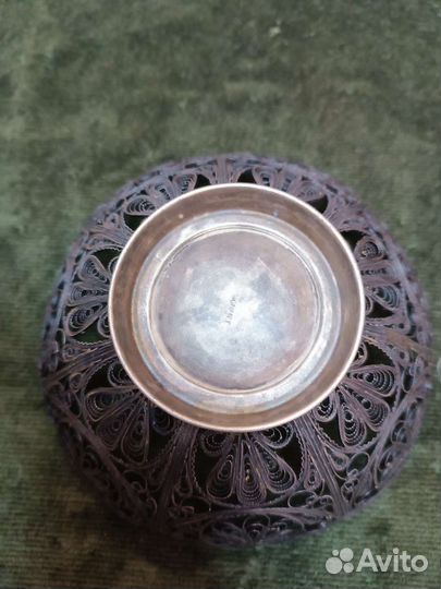 Конфетница мельхиоо