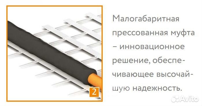 Теплый пол Теплолюкс tropixмнн 1600 Вт (10,0 кв.м)