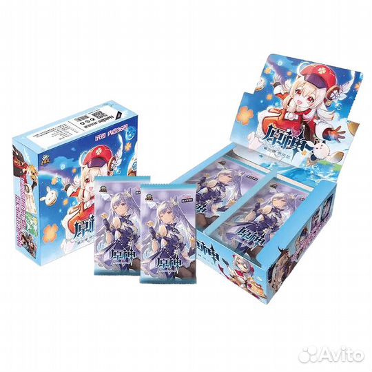 Коллекционные карточки аниме Genshin Impact 1T 3W