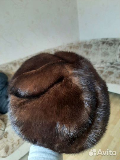 Шляпа меховая из норки